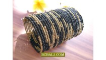 Ethnic Designs Beads Cuff Ladies Bracelets 